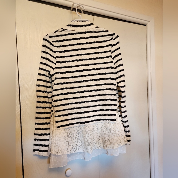New with tags, striped Anthropology cardigan - Picture 3 of 3